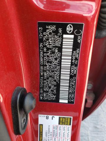 Photo 10 from auction – 2014 TOYOTA PRIUS with VIN JTDKN3DU0E1775182