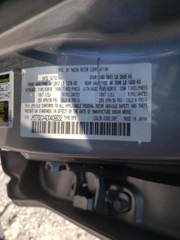 Photo 10 from auction – 2013 MAZDA CX-9 TOURI with VIN JM3TB2CA4D0409932