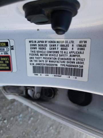 Photo 10 from auction – 2010 HONDA INSIGHT EX with VIN JHMZE2H78AS020796