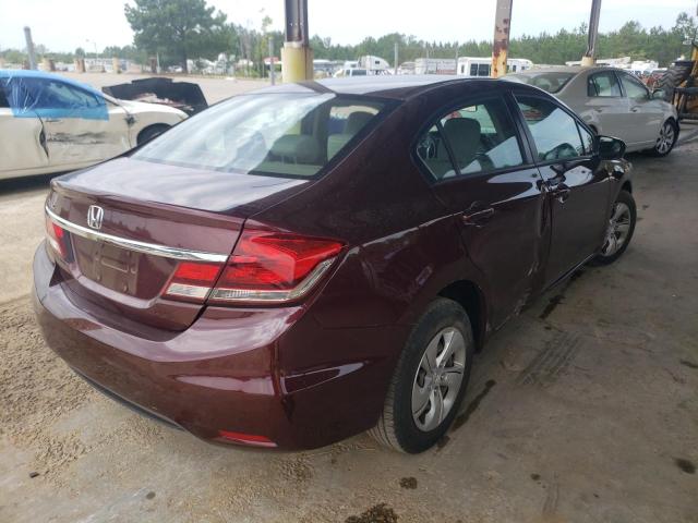 Photo 4 from auction – 2015 HONDA CIVIC LX with VIN 19XFB2F53FE282475