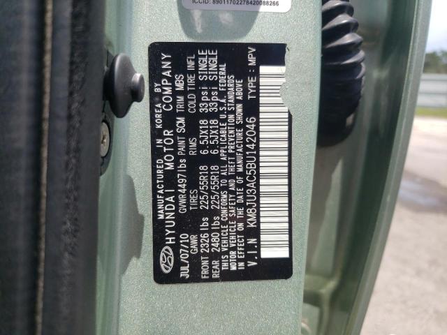 Photo 10 from auction – 2011 HYUNDAI TUCSON GLS with VIN KM8JU3AC5BU142046