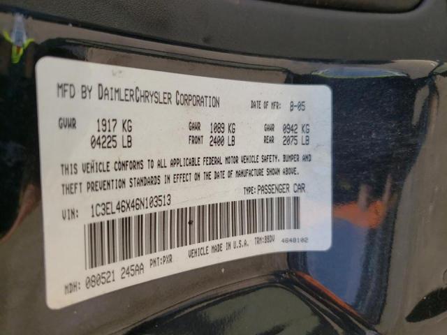 Photo 10 from auction – 2006 CHRYSLER SEBRING with VIN 1C3EL46X46N103513