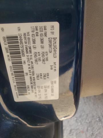 Photo 10 from auction – 2005 DODGE DURANGO SL with VIN 1D4HB48D75F506069