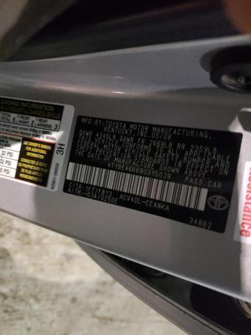 Photo 10 from auction – 2009 TOYOTA CAMRY BASE with VIN 4T1BE46K69U315039