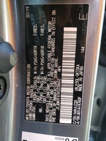 Photo 10 from auction – 2019 LEXUS GX 460 with VIN JTJBM7FX1K5238663