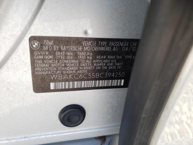 Photo 10 from auction – 2011 BMW ALPINA B7 with VIN WBAKC6C55BC394250