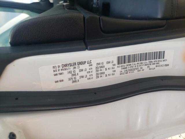 Photo 10 from auction – 2013 JEEP GRAND CHER with VIN 1C4RJFAG9DC627075
