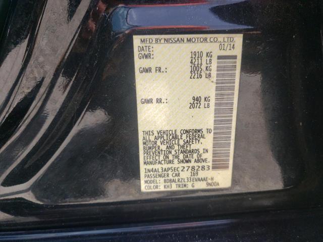 Photo 10 from auction – 2014 NISSAN ALTIMA 2.5 with VIN 1N4AL3AP5EC278283