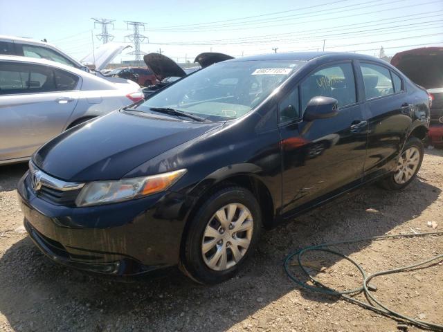 Photo 2 from auction – 2012 HONDA CIVIC LX with VIN 19XFB2F5XCE015927