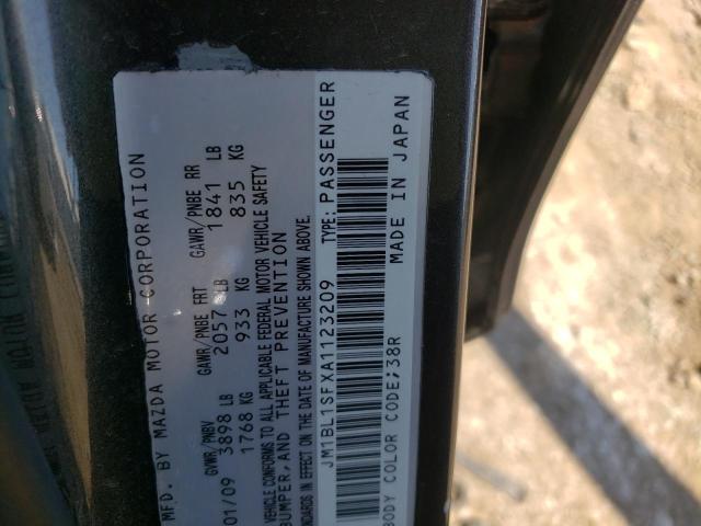 Photo 10 from auction – 2010 MAZDA 3 I with VIN JM1BL1SFXA1123209