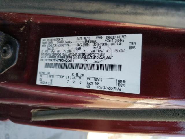 Photo 10 from auction – 2011 FORD ECONOLINE with VIN 1FTNS2EW7BDA20671