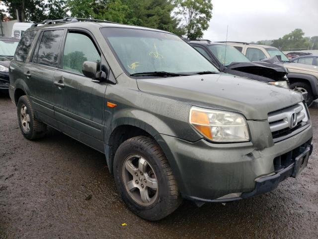 HONDA PILOT EX 2006 with VIN 2HKYF18666H509182 - Photo from auction