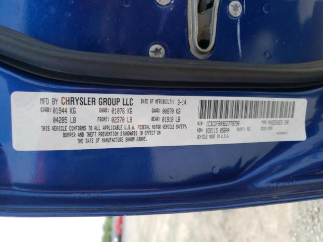 Photo 10 from auction – 2014 DODGE DART SXT with VIN 1C3CDFBA9ED779798