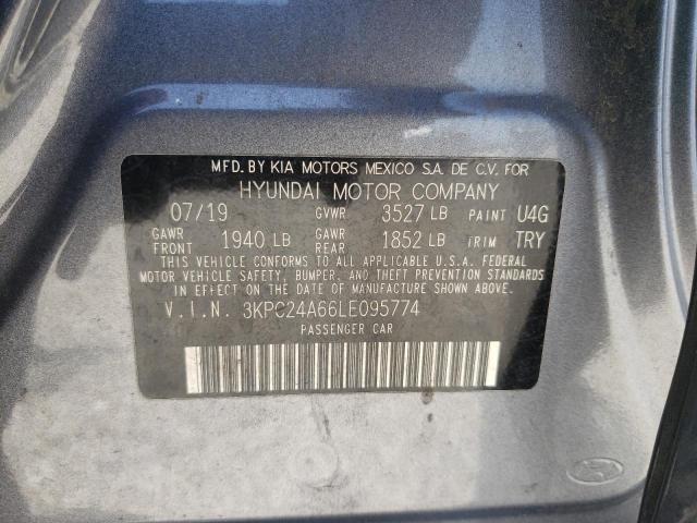 Photo 10 from auction – 2020 HYUNDAI ACCENT SE with VIN 3KPC24A66LE095774