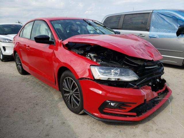 VOLKSWAGEN JETTA SE 2018 with VIN 3VWDB7AJ0JM217152 - Photo from auction