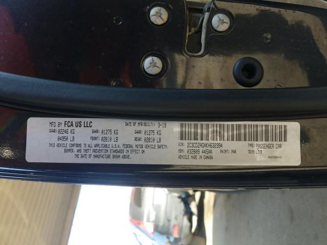 Photo 10 from auction – 2019 DODGE CHALLENGER with VIN 2C3CDZAGXKH632394