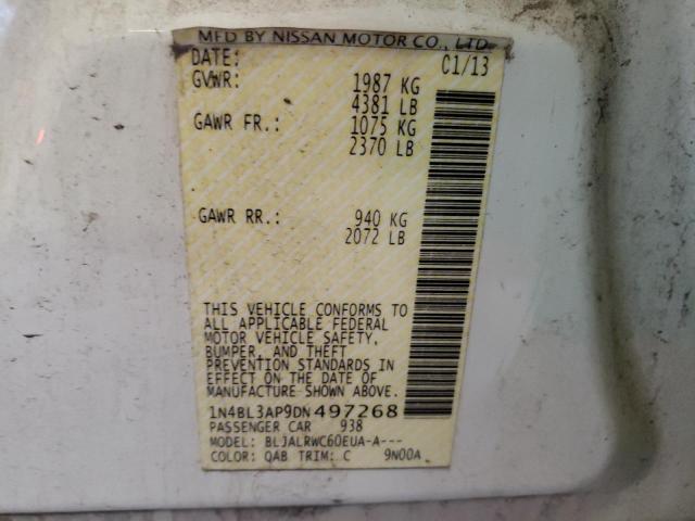 Photo 10 from auction – 2013 NISSAN ALTIMA 3.5 with VIN 1N4BL3AP9DN497268