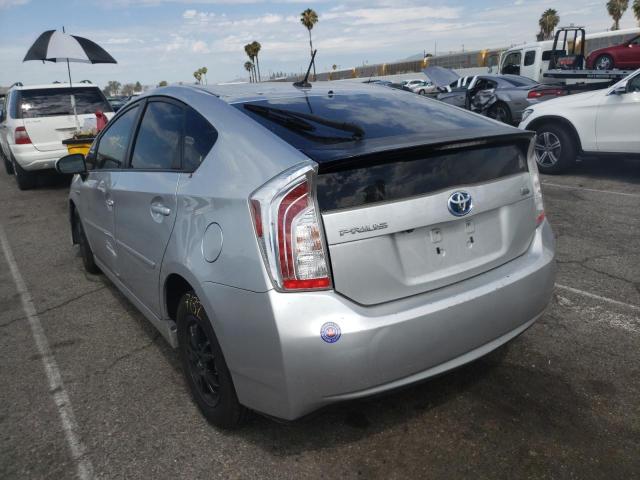 Photo 3 from auction – 2013 TOYOTA PRIUS with VIN JTDKN3DU8D0347042