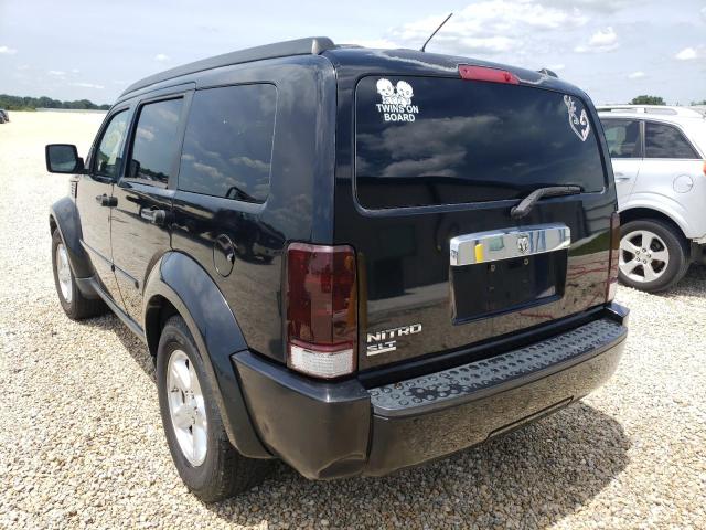 Photo 3 from auction – 2007 DODGE NITRO SLT with VIN 1D8GT58K57W590519