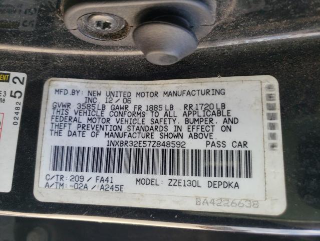 Photo 10 from auction – 2007 TOYOTA COROLLA CE with VIN 1NXBR32E57Z848592