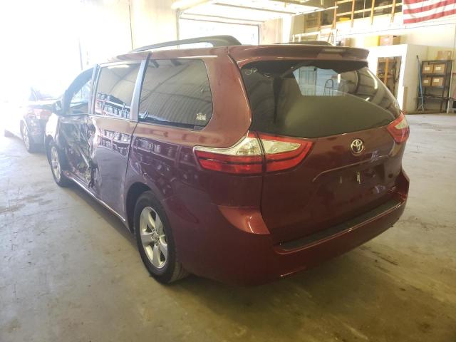 Photo 3 from auction – 2016 TOYOTA SIENNA LE with VIN 5TDKK3DC6GS741642