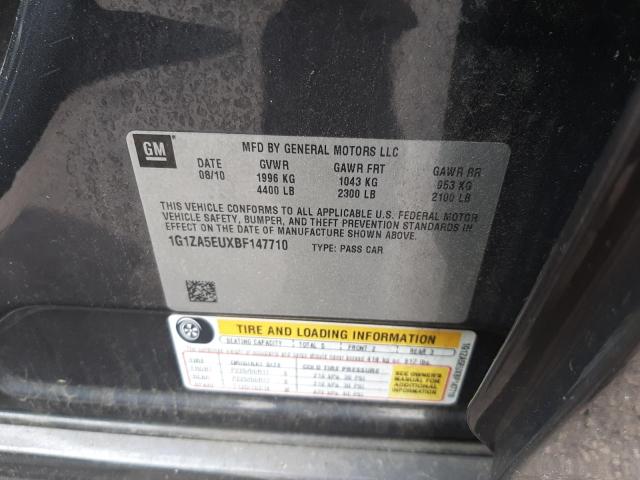 Photo 10 from auction – 2011 CHEVROLET MALIBU LS with VIN 1G1ZA5EUXBF147710
