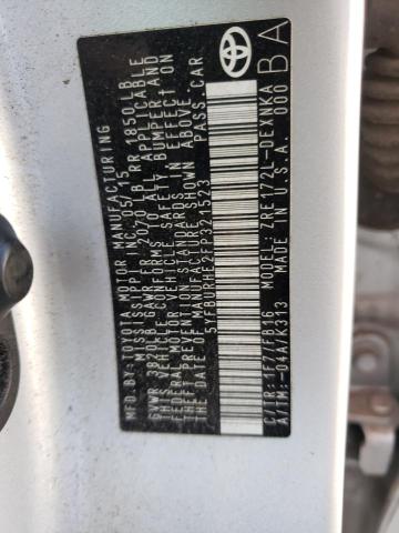 Photo 10 from auction – 2015 TOYOTA COROLLA L with VIN 5YFBURHE2FP321523
