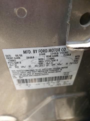 Photo 10 from auction – 2008 FORD EDGE LIMIT with VIN 2FMDK39C08BB38203
