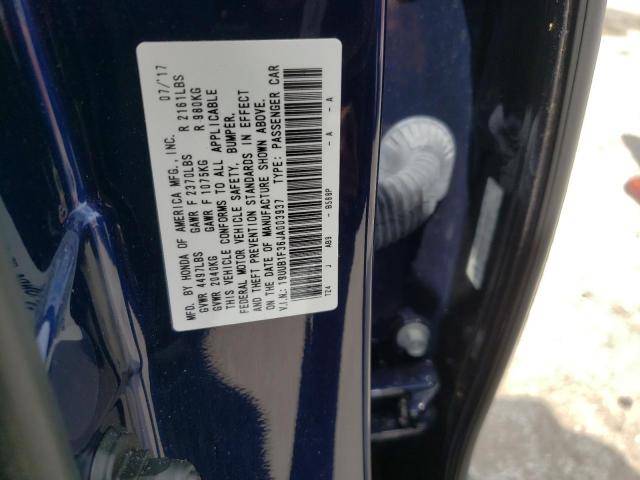 Photo 10 from auction – 2018 ACURA TLX with VIN 19UUB1F36JA003937
