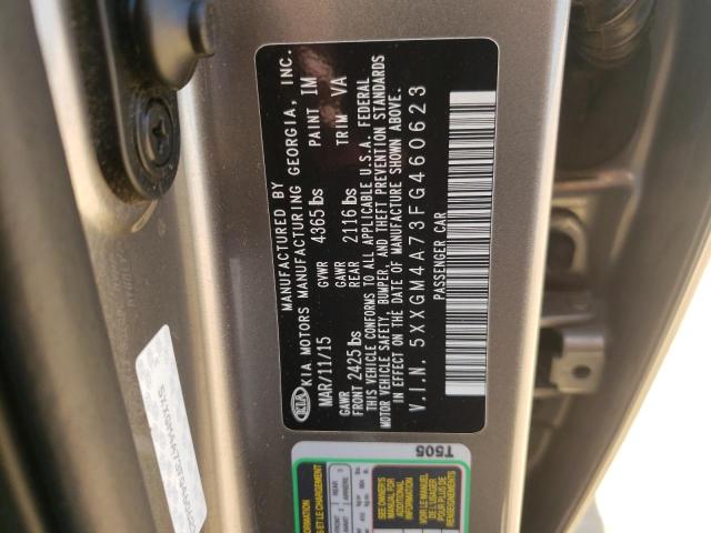 Photo 10 from auction – 2015 KIA OPTIMA LX with VIN 5XXGM4A73FG460623