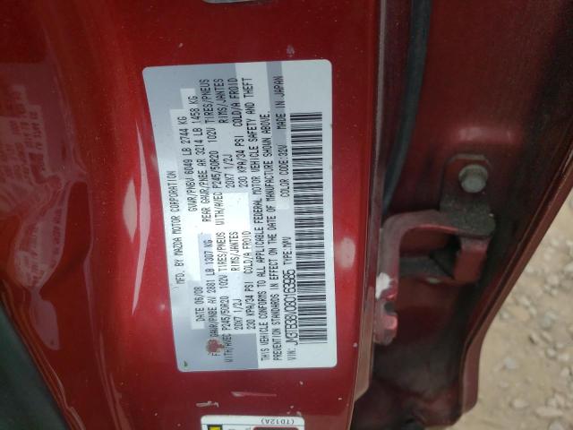 Photo 10 from auction – 2008 MAZDA CX-9 with VIN JM3TB38V080163985