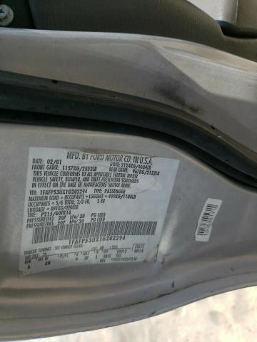 Photo 10 from auction – 2001 FORD TAURUS SE with VIN 1FAFP53UX1G202294
