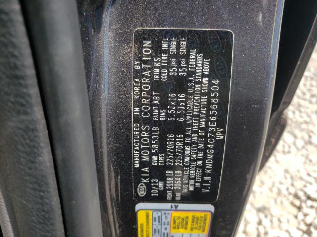 Photo 10 from auction – 2014 KIA SEDONA LX with VIN KNDMG4C73E6568504