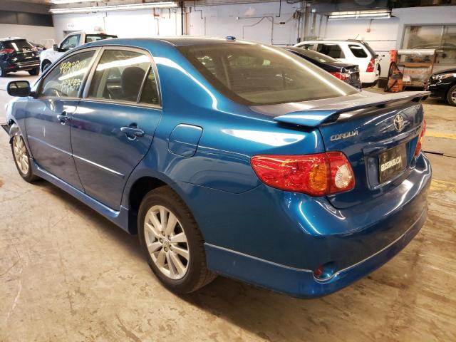 Photo 3 from auction – 2009 TOYOTA COROLLA BA with VIN 1NXBU40E69Z164838
