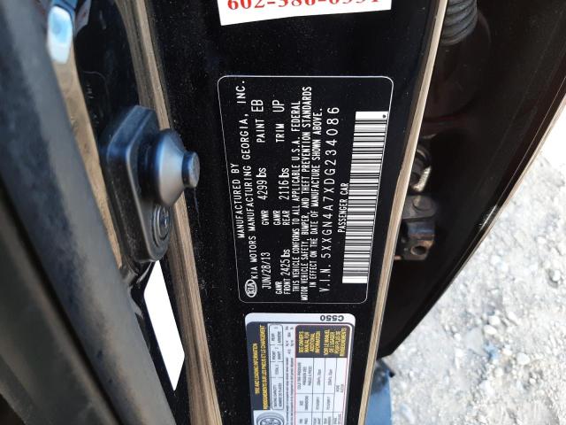 Photo 10 from auction – 2013 KIA OPTIMA EX with VIN 5XXGN4A7XDG234086