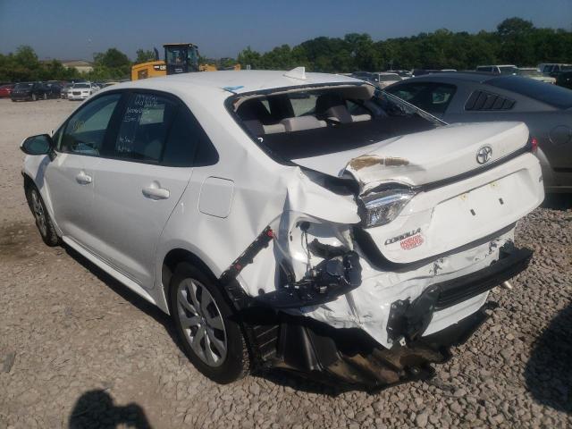 Photo 3 from auction – 2022 TOYOTA COROLLA LE with VIN 5YFEPMAE5NP302237