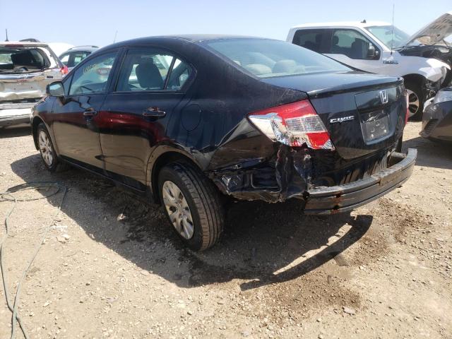 Photo 9 from auction – 2012 HONDA CIVIC LX with VIN 19XFB2F5XCE015927