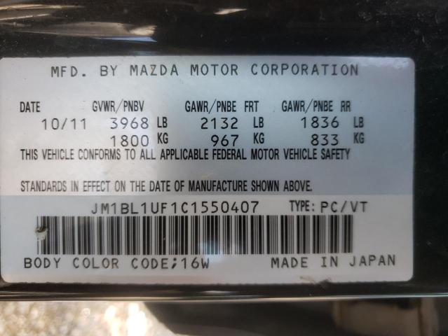Photo 10 from auction – 2012 MAZDA 3 I with VIN JM1BL1UF1C1550407