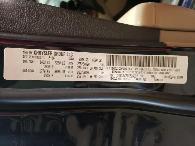 Photo 10 from auction – 2014 DODGE DURANGO LI with VIN 1C4RDJDG0EC524697