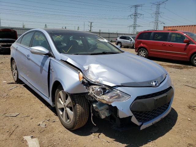 HYUNDAI SONATA HYB 2012 with VIN KMHEC4A43CA041318 - Photo from auction