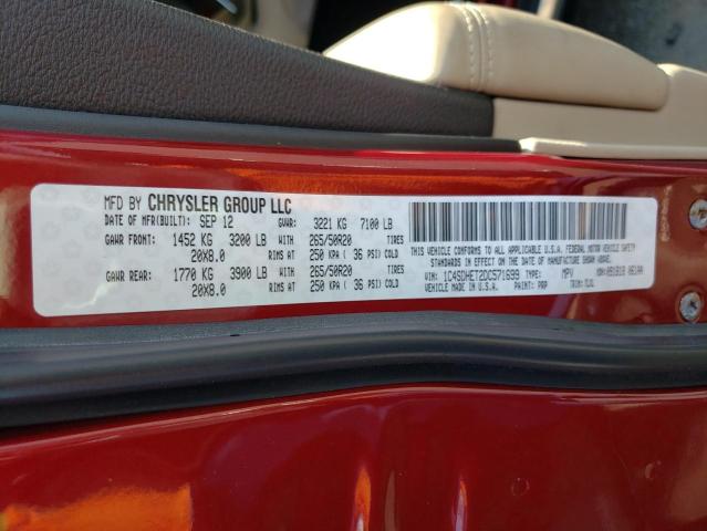 Photo 10 from auction – 2013 DODGE DURANGO CI with VIN 1C4SDHET2DC571699