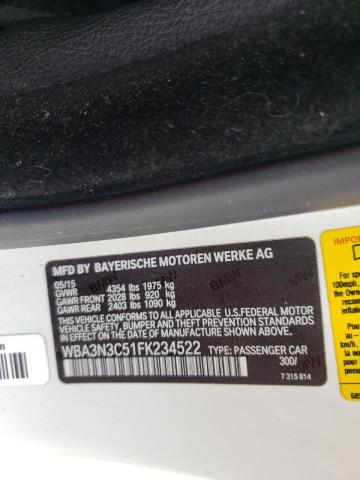 Photo 10 from auction – 2015 BMW 428 I with VIN WBA3N3C51FK234522