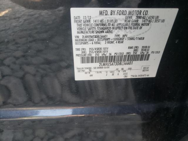 Photo 10 from auction – 2013 LINCOLN MKT with VIN 2LMHJ5AT3DBL56601