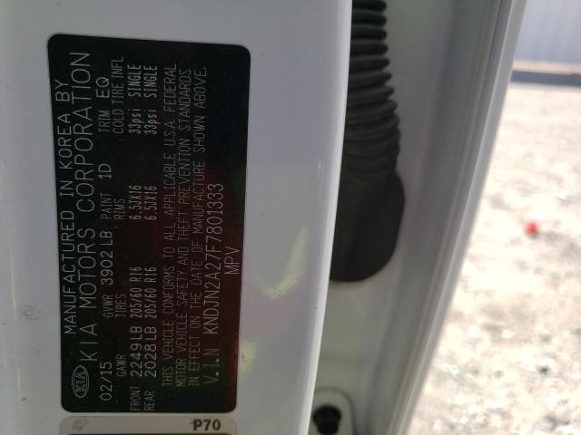Photo 10 from auction – 2015 KIA SOUL with VIN KNDJN2A27F7801333