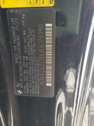Photo 10 from auction – 2010 BMW 128 I with VIN WBAUL7C56AVJ78280
