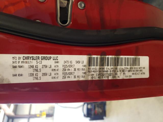 Photo 10 from auction – 2013 DODGE JOURNEY SX with VIN 3C4PDCBG7DT705255