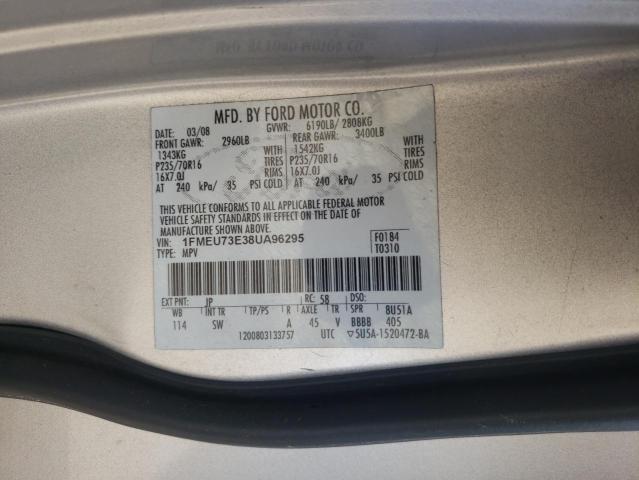 Zdjęcie 10 z aukcji – 2008 FORD EXPLORER X z VIN 1FMEU73E38UA96295