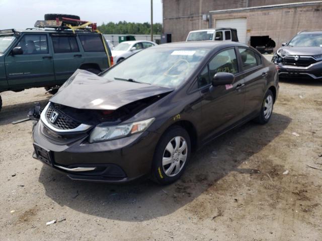 Photo 2 from auction – 2014 HONDA CIVIC LX with VIN 2HGFB2F53EH516585