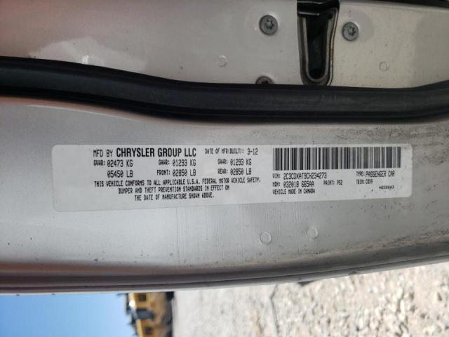 Photo 10 from auction – 2012 DODGE CHARGER PO with VIN 2C3CDXAT9CH234273