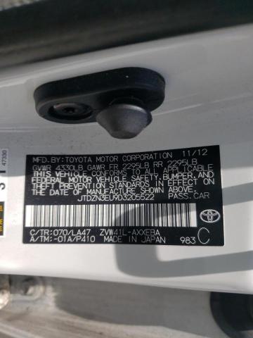 Photo 10 from auction – 2013 TOYOTA PRIUS V with VIN JTDZN3EU9D3205522